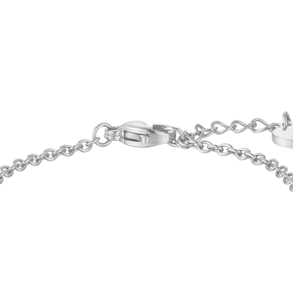 BRACCIALE BAMBINA IN ACCIAIO CON COCCINELLA