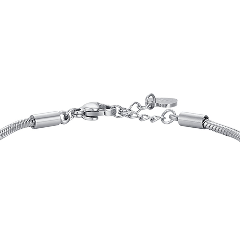 BRACCIALE BAMBINA IN ACCIAIO CON STELLA CON CRISTALLI BIANCHI