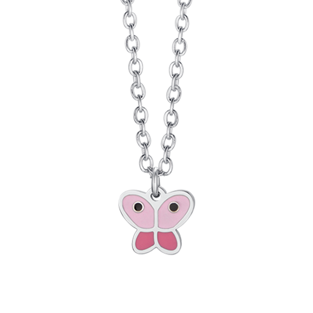 COLLANA BAMBINA IN ACCIAIO CON FARFALLA