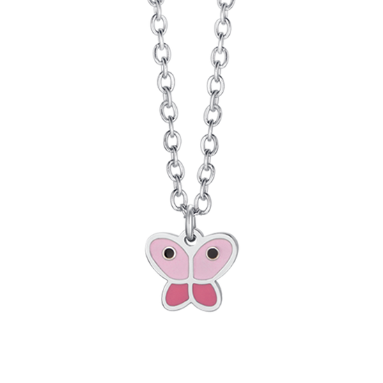 COLLANA BAMBINA IN ACCIAIO CON FARFALLA