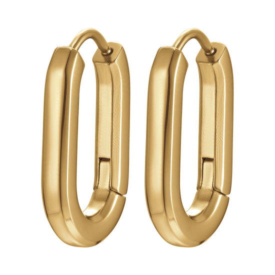 ORECCHINI DONNA IN ACCIAIO IP GOLD