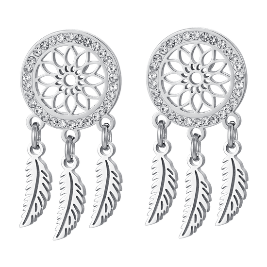 Orecchini in argento sterling borchie realizzate con Orecchini in argento sterling borchie realizzate con