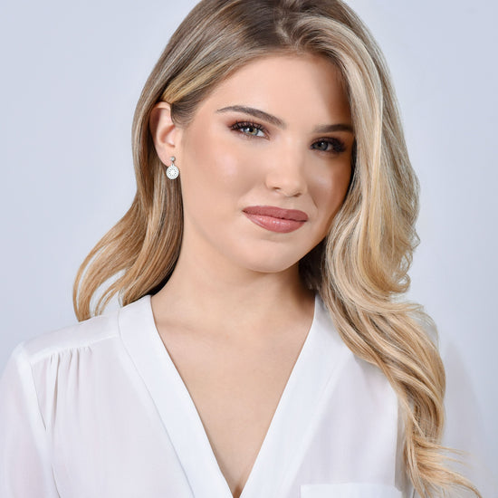 ORECCHINI DONNA IN ACCIAIO FIORE DELLA VITA