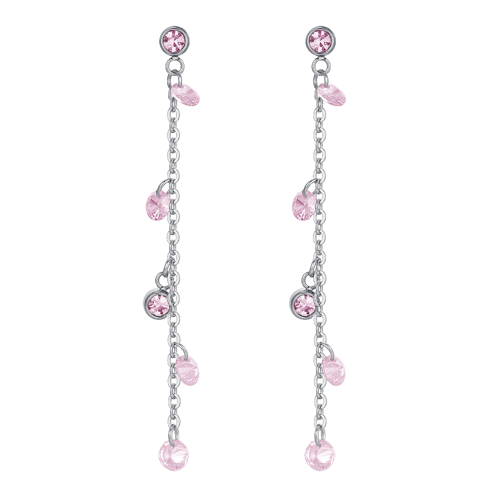 Eys Jewelry - Orecchini rotondi con cristallo, in acciaio chirurgico 316L, zirconi e acciaio inox, da donna, diametro: 3 mm e Acciaio inossidabile, colore: Lila - 3 Mm, cod. EYS-11384_CZ_Amethyst Eys Jewelry - Orecchini rotondi con cristallo, in acciaio chirurgico 316L, zirconi e acciaio inox, da donna, diametro: 3 mm e Acciaio inossidabile, colore: Lila - 3 Mm, cod. EYS-11384_CZ_Amethyst