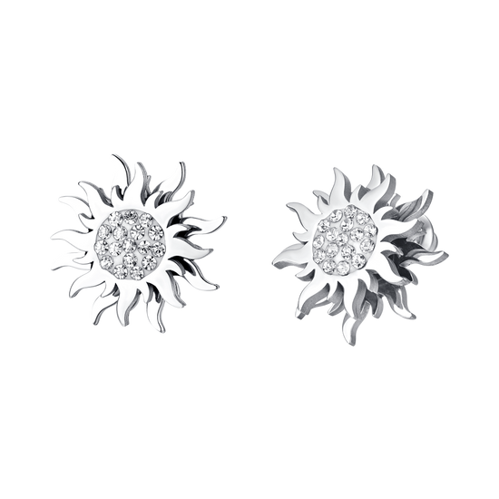 ORECCHINI DONNA IN ACCIAIO SOLE GIREVOLE