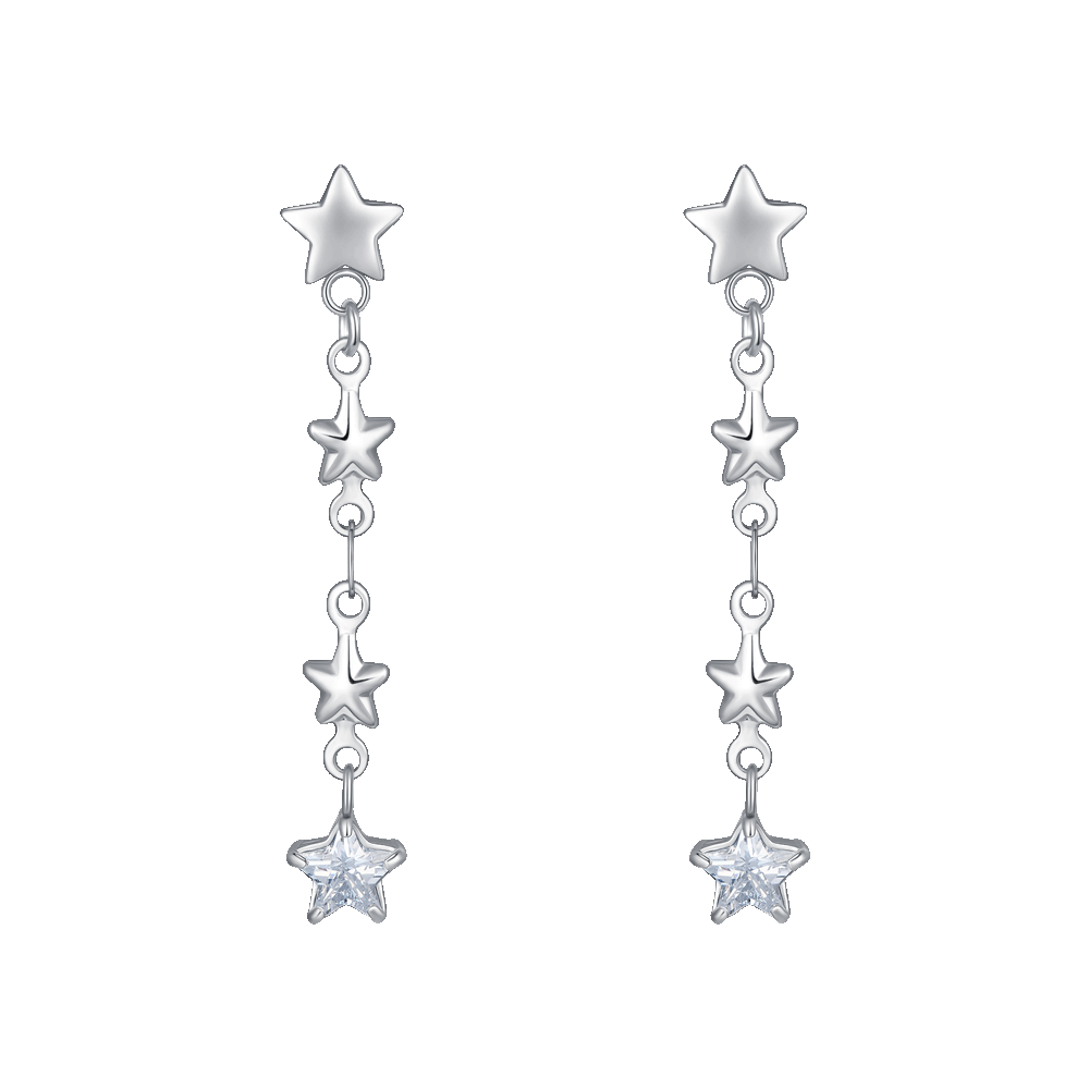 Orphelia Orecchini In Argento Sterling 925 Con Zirconi Bianchi - Eleganti E Brillanti, In Confezione Regalo
