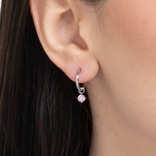 Laimons Set di orecchini da donna rotondi con sfera glitterata Laimons Set di orecchini da donna rotondi con sfera glitterata