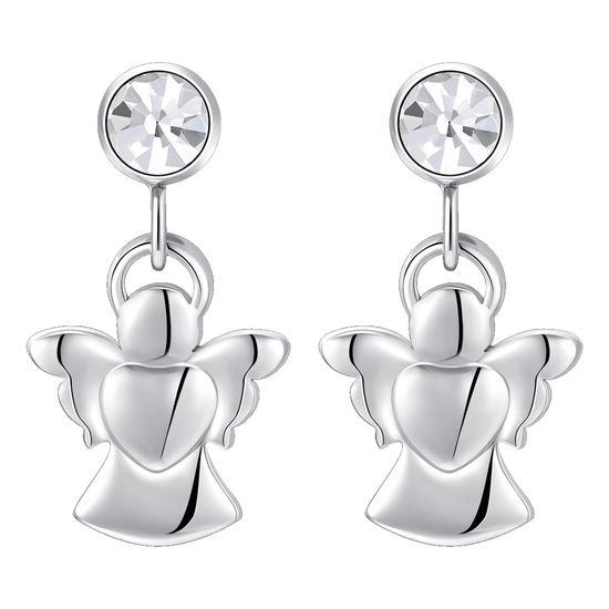 Orecchini Punto Luce Bianco Con Fili Palline E Zirconi Bianchi In Argento 925 Galvanica Rodio Orecchini Punto Luce Bianco Con Fili Palline E Zirconi Bianchi In Argento 925 Galvanica Rodio
