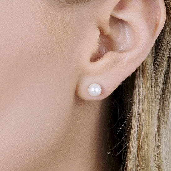 ORECCHINI DI PERLE DONNA IN ACCIAIO