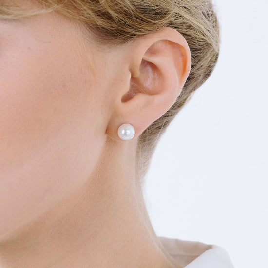 ORECCHINI DI PERLE DONNA IN ACCIAIO