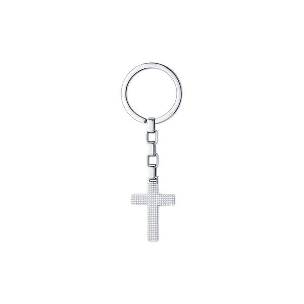2 Portachiavi Uomo A Forma Di Croce In Acciaio Inossidabile Con Versetto Biblico - Regalo Religioso Cristiano - 3