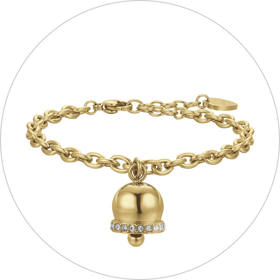Top Tie Bracciale Fiaschetta In Acciaio Inox – 3,5 Once – Oro Rosa – Con Imbuto – Regalo Donna