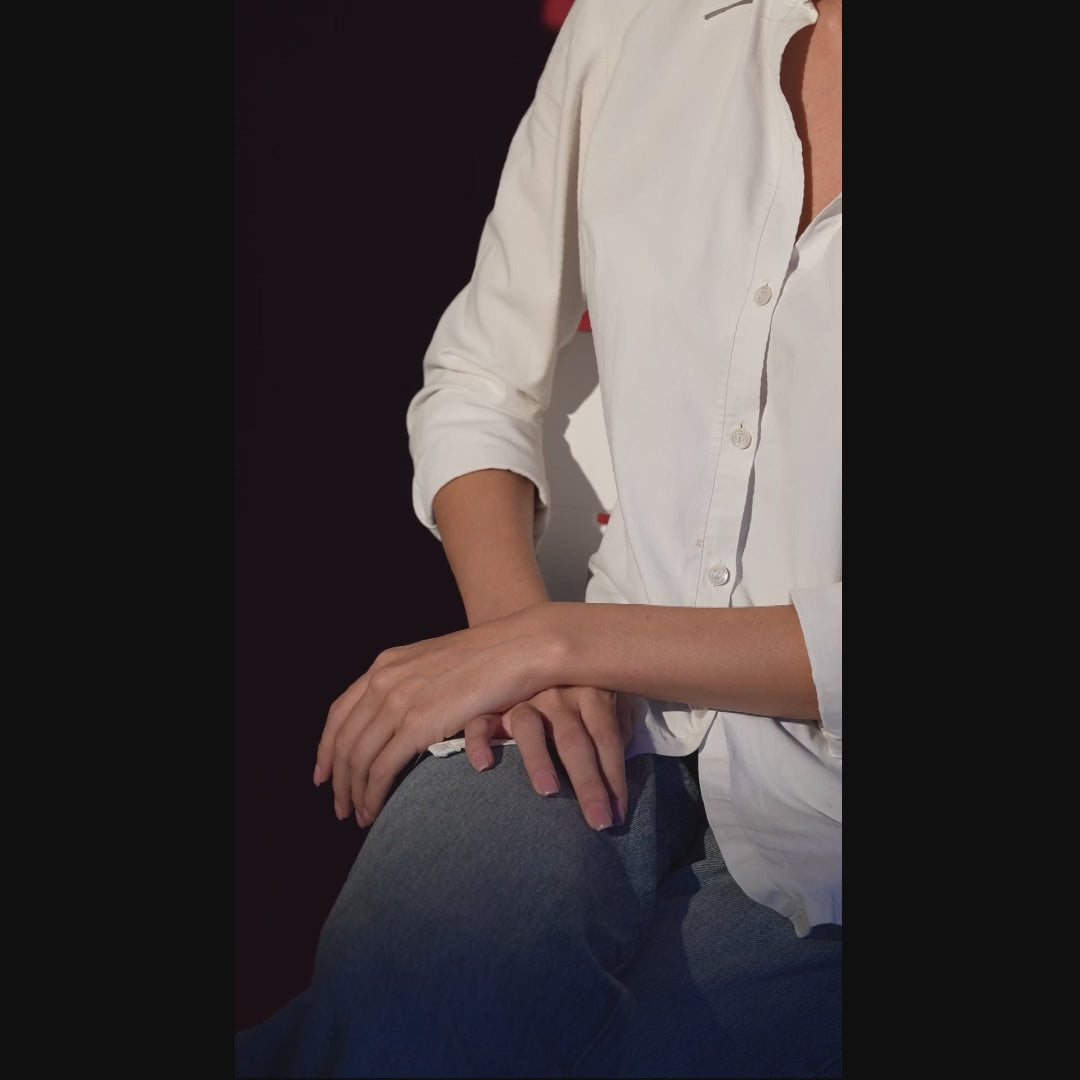 BRACCIALE DONNA IN ACCIAIO CON NODO E ZIRCONI VERDI